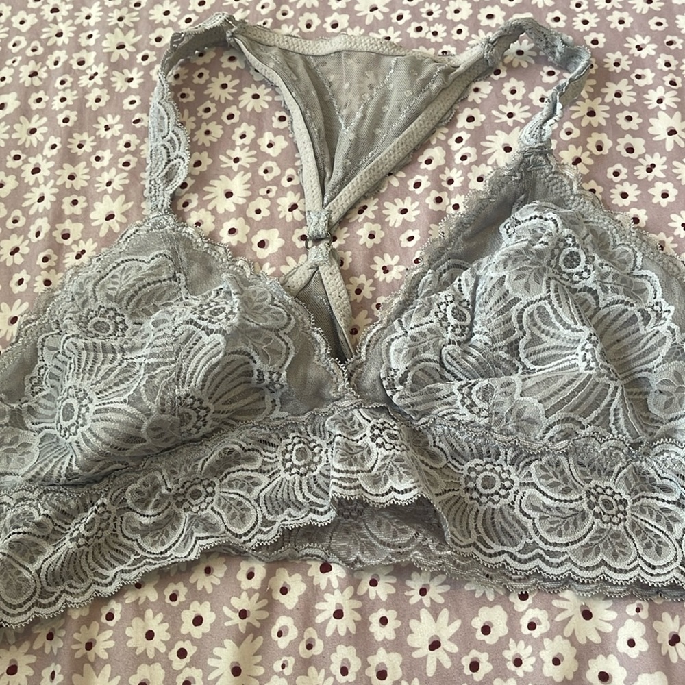 Aerie Lace Halter Pullover Bralette